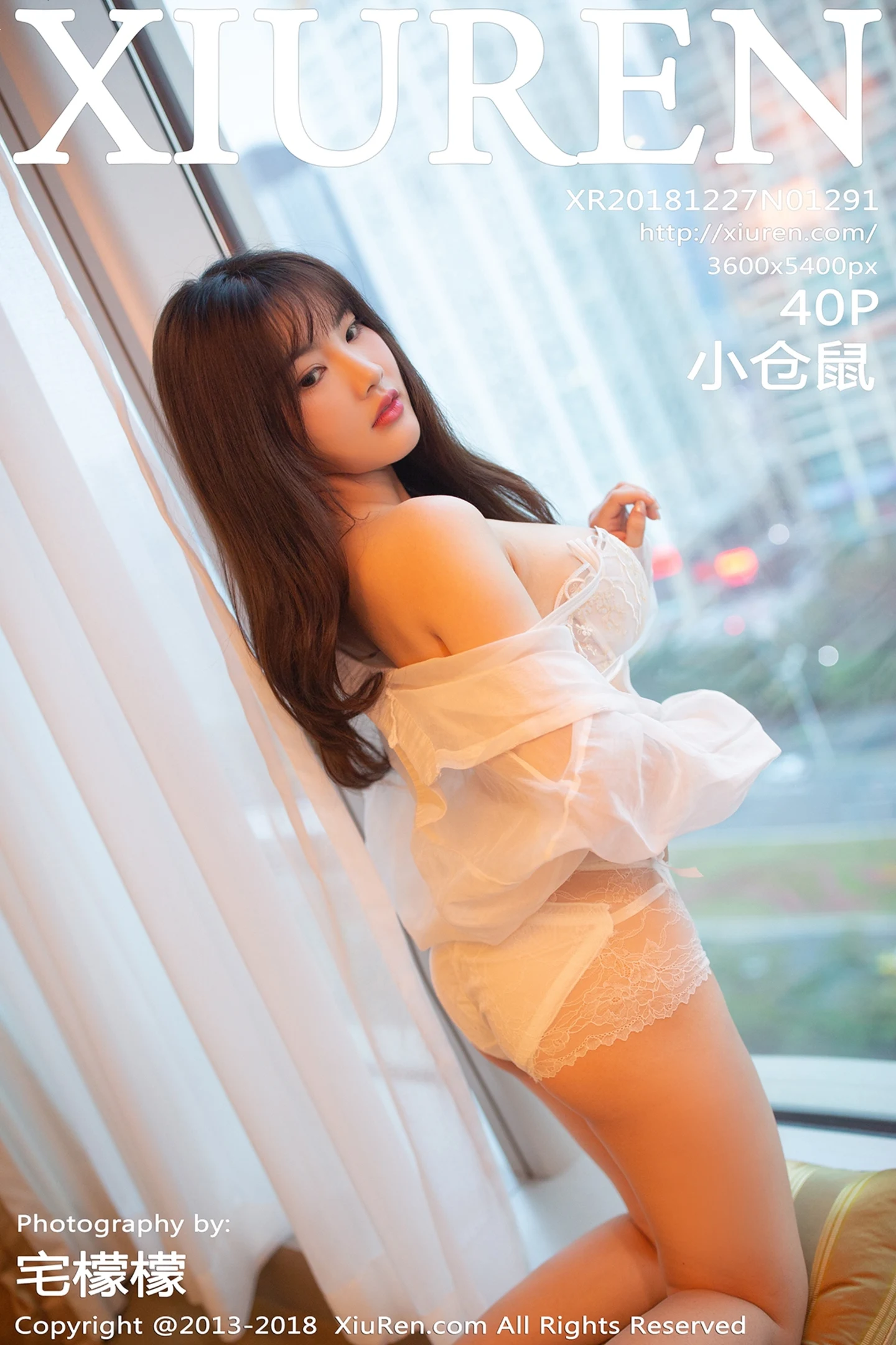 [XiuRen秀人网]No.1291_嫩模小仓鼠私房白色蕾丝情趣内衣秀傲人巨乳惹火诱惑写真40P-秀人网 - XiuRen.Xyz